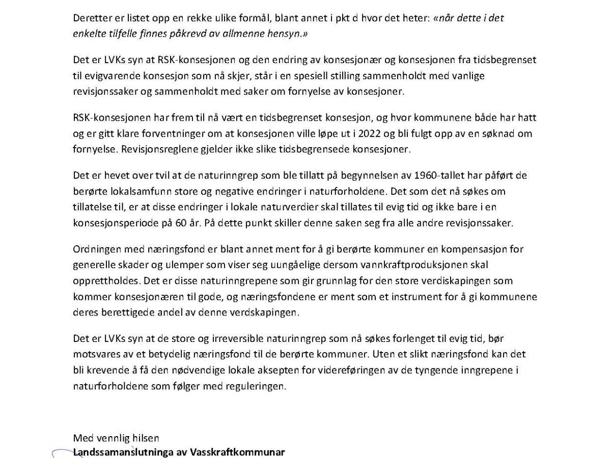 Ny konsesjon for Røldal-Suldal Kraftanlegg –&nbsp;Dok8