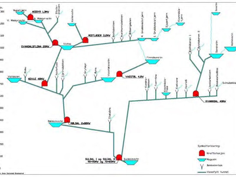 Kart reguleringsområdet –&nbsp;RSK